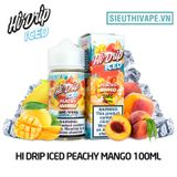  Hi Drip ICED Peachy Mango 100ml - Tinh Dầu Vape Mỹ 