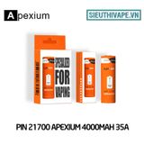  Pin 21700 Apexium 4000mAh 35A - Pin cao cấp dành cho thiết bị Vape 