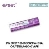  Pin 18650 Efest 3000mAh 35A - Pin Vape Chuyên Dụng 