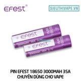  Pin 18650 Efest 3000mAh 35A - Pin Vape Chuyên Dụng 