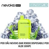  Nevoks Bar R9000 Aloe Grape - Pod 1 Lần 9000 Hơi Có Sạc 