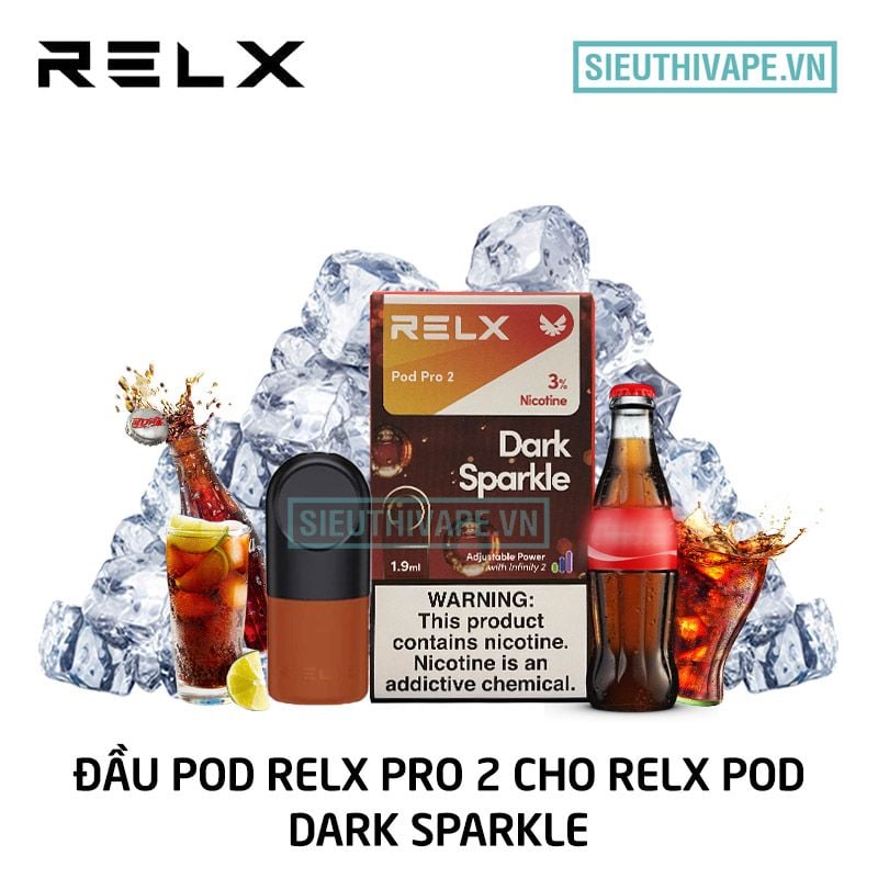  Pod Relx Pro 2 Dark Sparkle Cho Relx Pod - Chính Hãng 