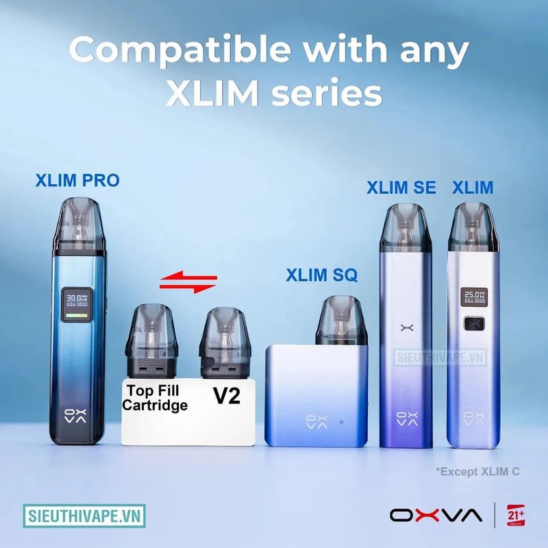  Đầu Pod Xlim V3 Cho Xlim V2, Xlim Pro, Xlim SE, Xlim SQ - Phụ Kiện Vape Chính Hãng 