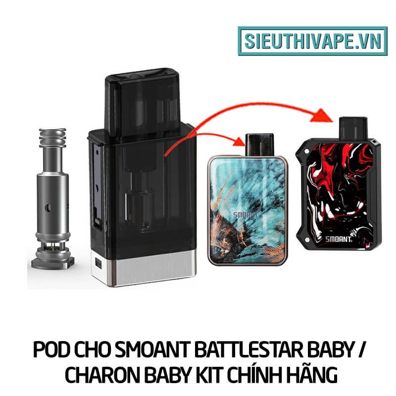  Pod Cho Smoant Battlestar Baby Kit Chính Hãng 