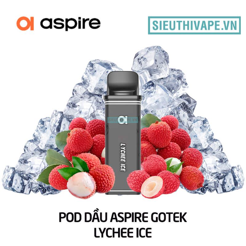  Pod Dầu Aspire Gotek Lychee Ice - Chính Hãng 