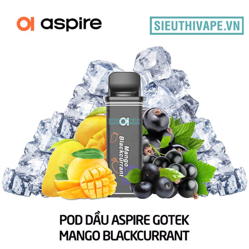  Pod Dầu Aspire Gotek Mango Blackcurrant - Chính Hãng 