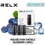  Pod Dầu Thay Thế Relx Zero Blue burst - Pack 3 Pod Chính Hãng 