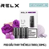  Pod Dầu Thay Thế Relx Zero Taro - Pack 3 Pod Chính Hãng 