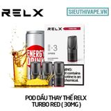  Pod Dầu Thay Thế Relx Zero Turbo Red - Pack 3 Pod Chính Hãng 