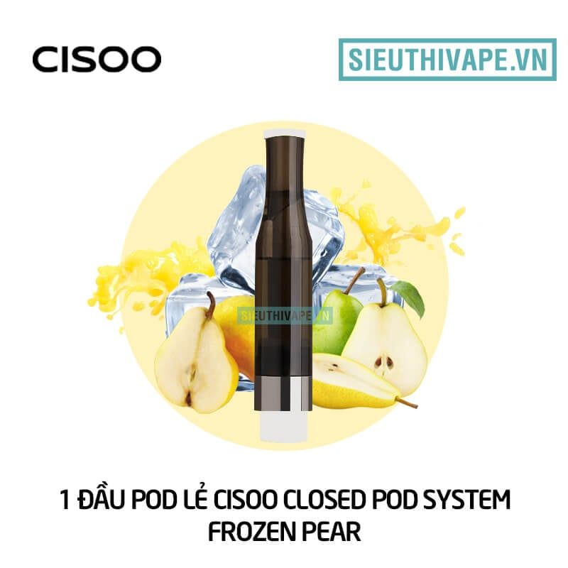  Pack Dầu Thay Thế Cisoo K1 Frozen Pear - Pack 4 Pod Chính Hãng 