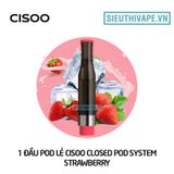  Pack Dầu Thay Thế Cisoo K1 Strawberry - Pack 4 Pod Chính Hãng 