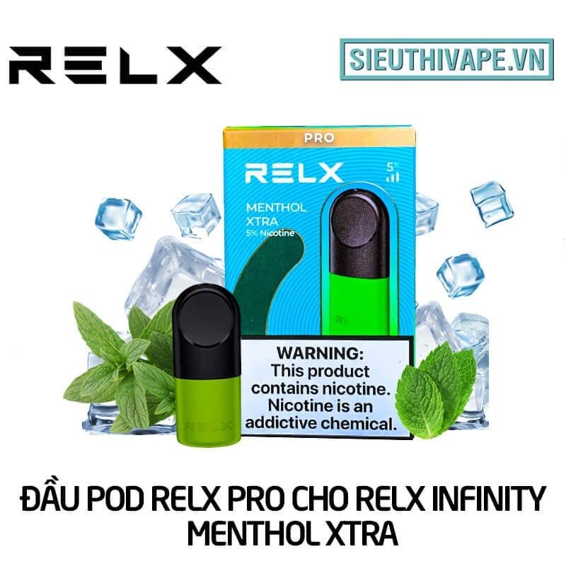  Pod Relx Pro Menthol Xtra Cho Relx Infinity Pod - Chính Hãng 