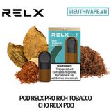  Pod Relx Pro Rich Tobacco Cho Relx Infinity Pod - Chính Hãng 