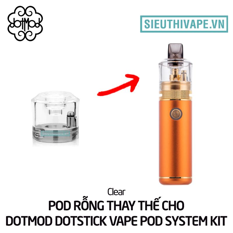  Pod Rỗng thay Thế Cho Dotmod Dotstick Vape Pod System Kit - Chính Hãng 