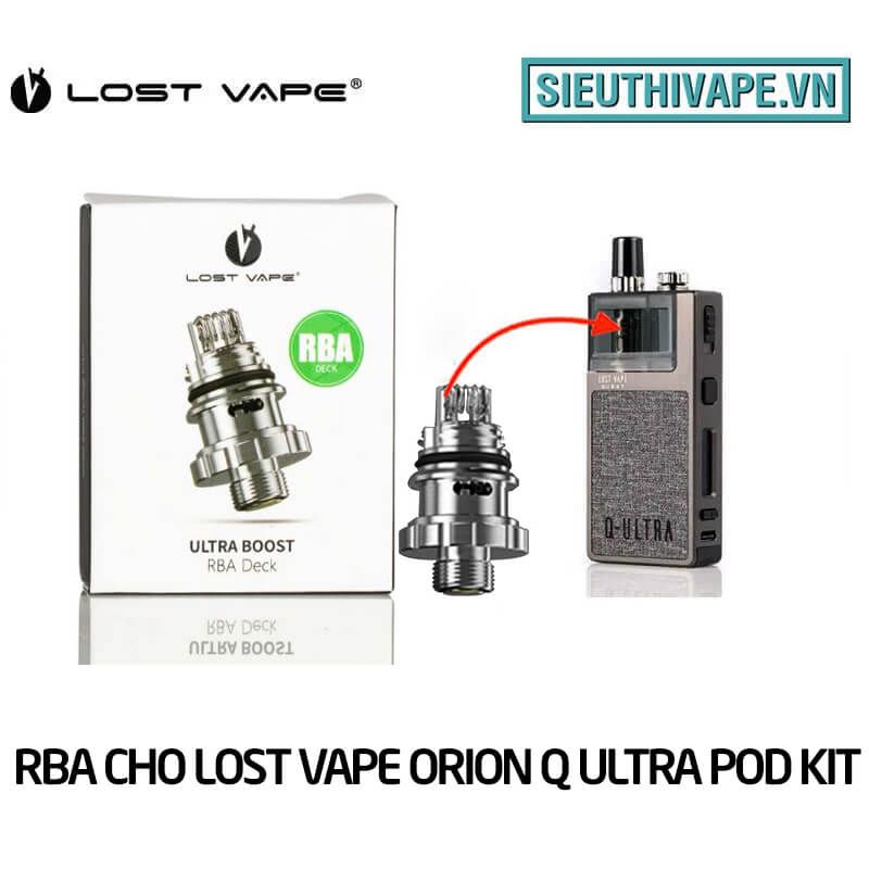  RBA Cho Lost Vape ORION Q ULTRA Pod Kit - Chính Hãng 