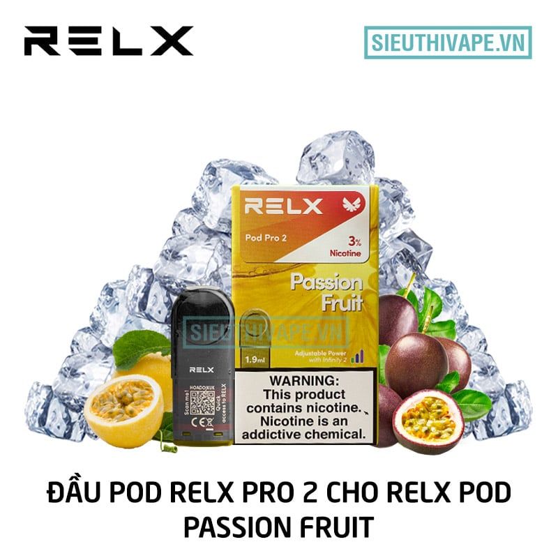  Pod Relx Pro 2 Passion Fruit Cho Relx Pod - Chính Hãng 