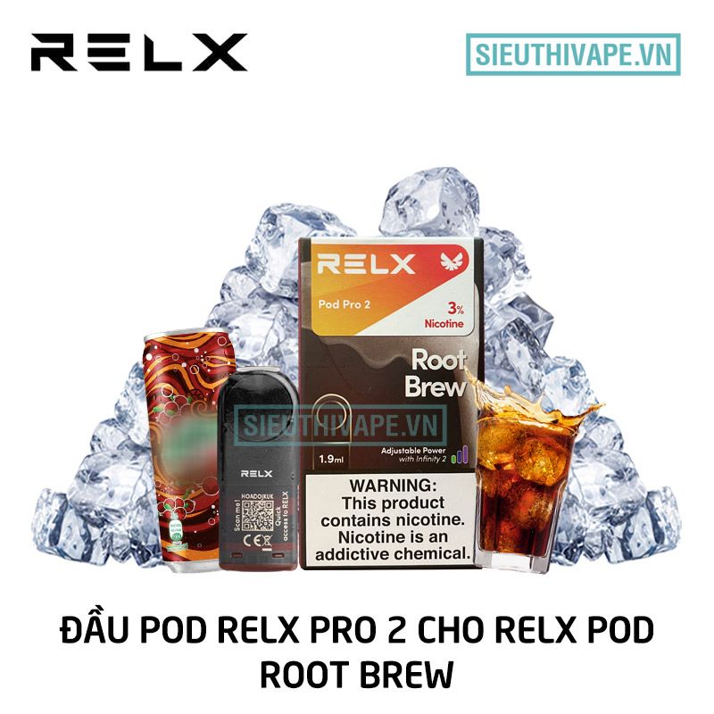  Pod Relx Pro 2 Root Brew Cho Relx Pod - Chính Hãng 