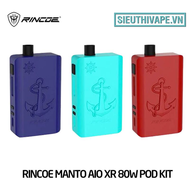  Rincoe Manto Aio XR 80W Pod Kit Chính Hãng 