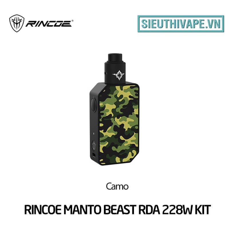  Rincoe Manto Beast RDA 228W Vape Kit - Chính Hãng 