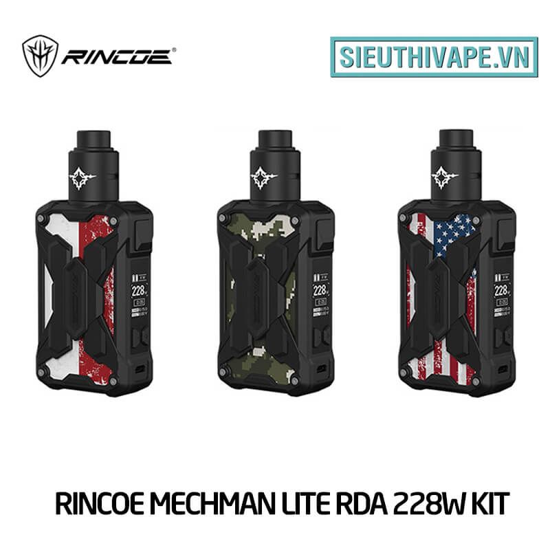  Rincoe Mechman Lite 228W RDA Vape Kit - Chính Hãng 