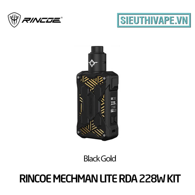  Rincoe Mechman Lite 228W RDA Vape Kit - Chính Hãng 