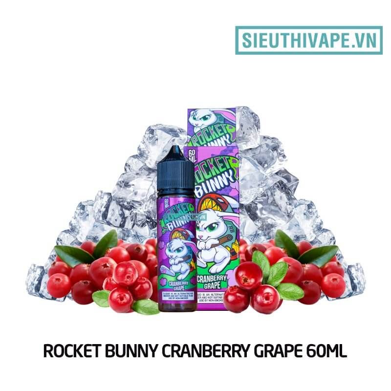  Rocket Bunny Cranberry Grape 60ml - Tinh Dầu Vape Malaysia 