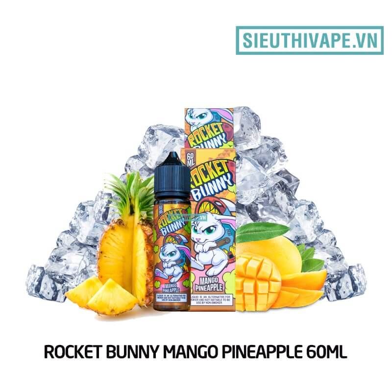  Rocket Bunny Mango Pineapple 60ml - Tinh Dầu Vape Malaysia 