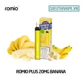  Romio Plus 20mg Banana  - Disposable Pod dùng 1 lần 