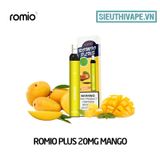  Romio Plus 20mg Mango - Disposable Pod dùng 1 lần 