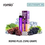  Romio Plus 25mg Grape - Disposable Pod dùng 1 lần 