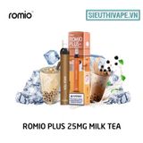  Romio Plus 25mg Milk Tea - Disposable Pod dùng 1 lần 