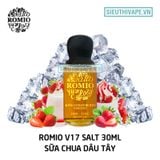  Romio V17 King Strawberry Yogurt Salt 30ml - Tinh Dầu Saltnic Chính Hãng 