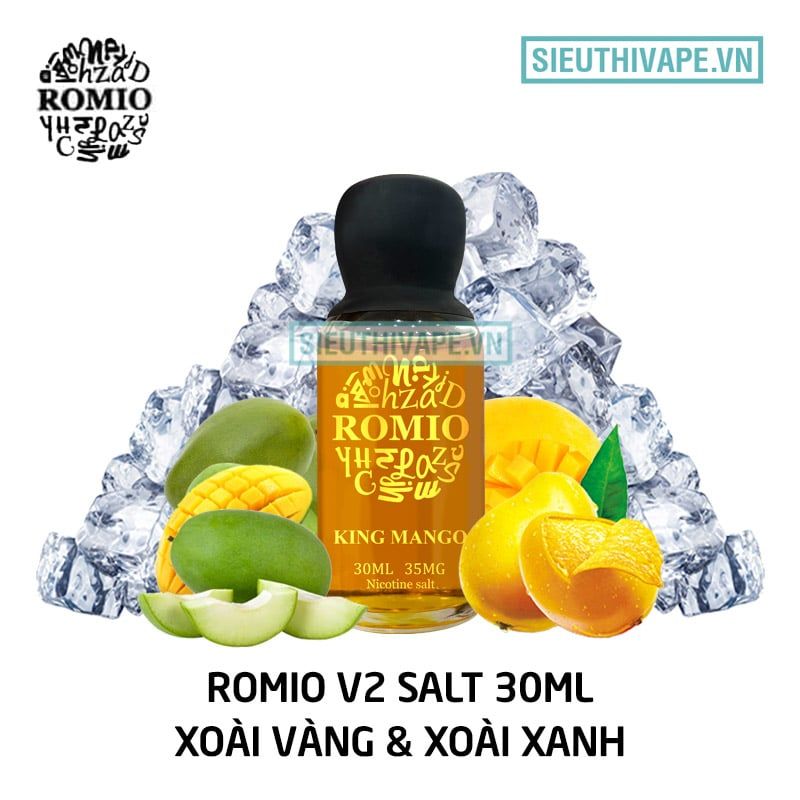  Romio V2 King Mango Salt 30ml - Tinh Dầu Saltnic Chính Hãng 