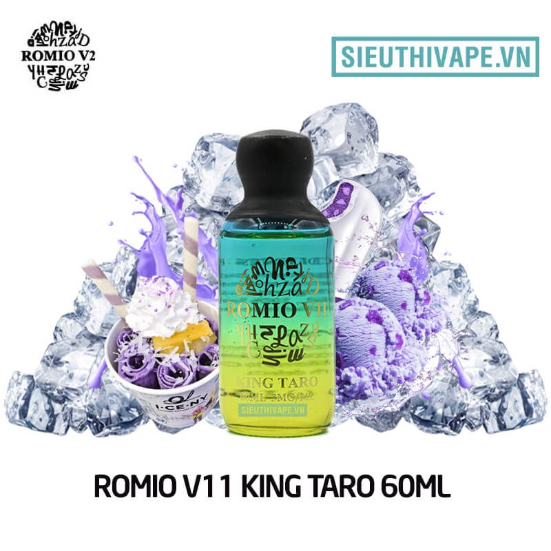  Romio V11 King Taro 60ml - Tinh Dầu Vape Freebase 