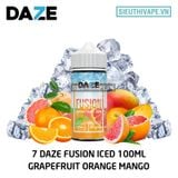  7 Daze Fusion Iced Grapefruit Orange Mango 100ml - Tinh Dầu Vape Chính Hãng 