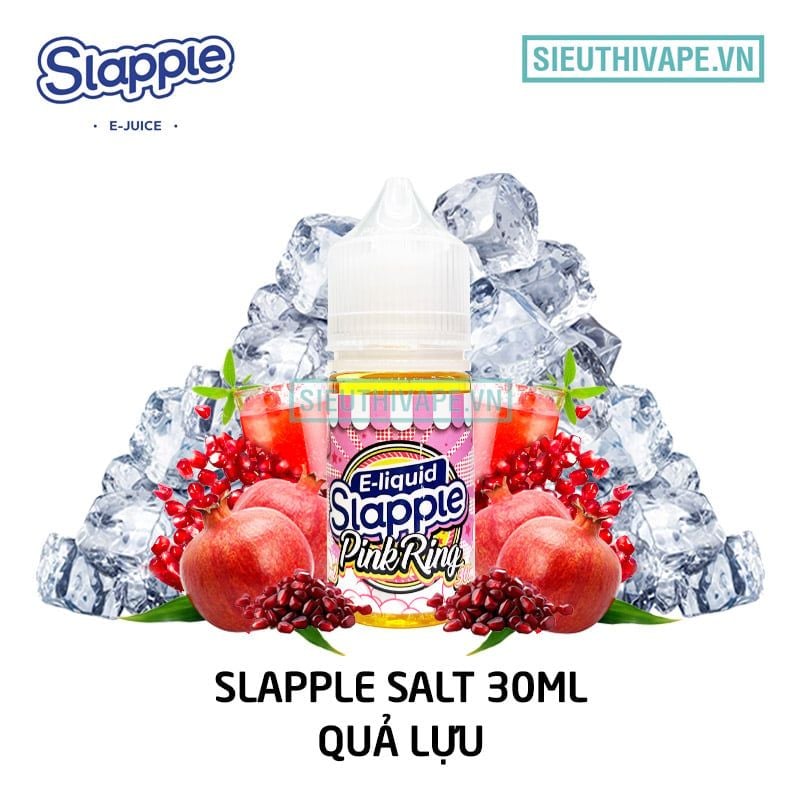  Slapple Salt Pink Ring 30ml - Tinh Dầu Saltnic Chính Hãng 