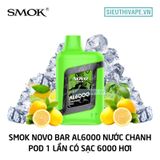  Smok Novo Bar Al Lemonade Chill - Pod 1 Lần Có Sạc 6000 Hơi 