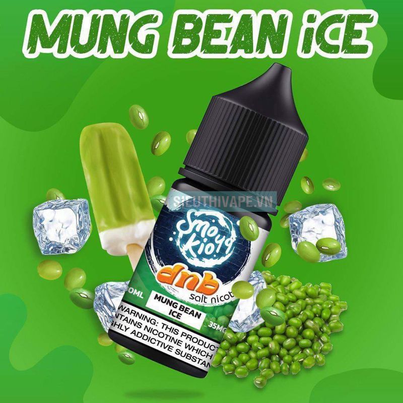  Smokio 49 DNB Salt Mung Bean 30ml - Tinh Dầu Saltnic Chính Hãng 