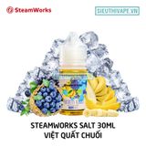  Steamworks Salt Blueberry Banana 30ml - Tinh Dầu Saltnic Anh 