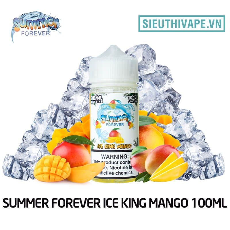  Summer Forever Ice King Mango 100ml - Tinh Dầu Vape Chính Hãng 