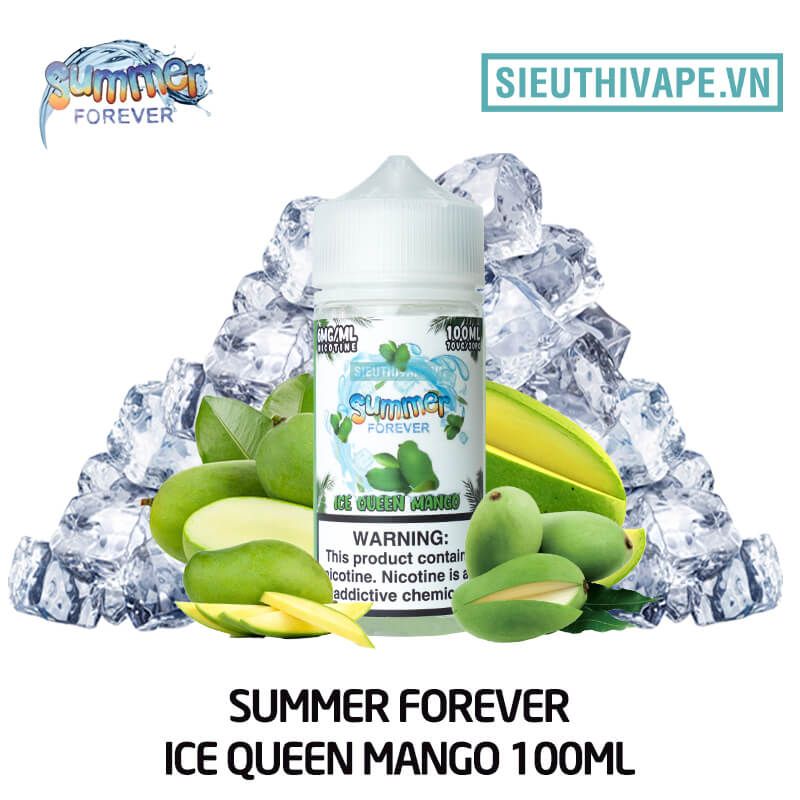  Summer Forever Ice Queen Mango 100ml  - Tinh Dầu Vape Chính Hãng 