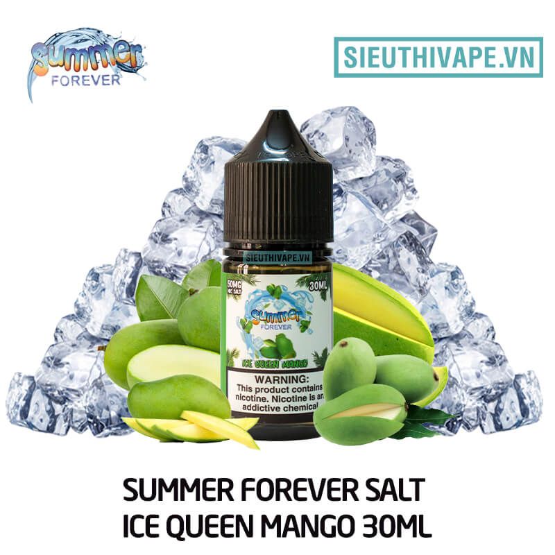  Summer Forever Salt Ice Queen Mango 30ml  - Tinh Dầu Saltnic Mỹ 