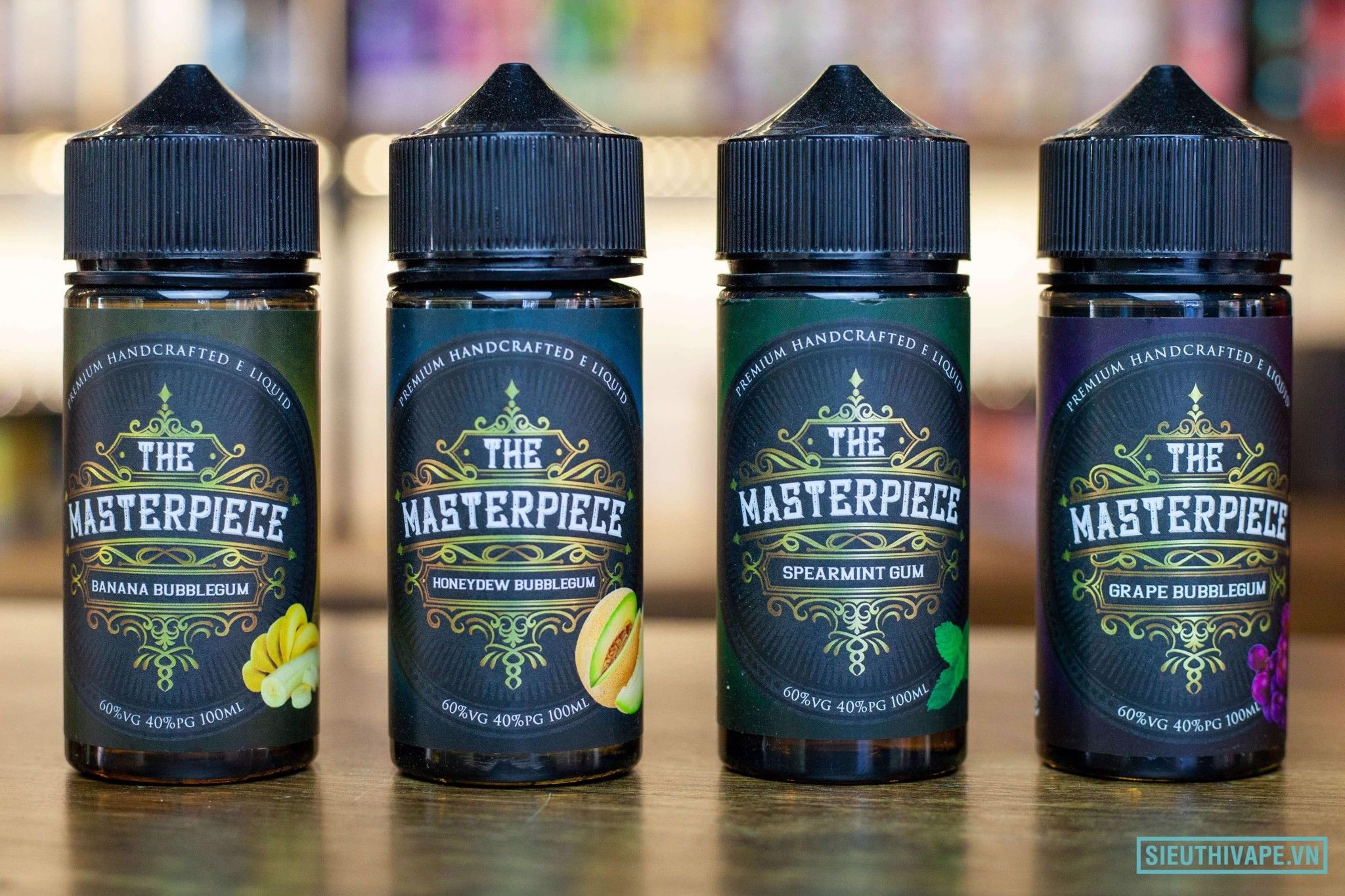  The Masterpiece Honeydew Bubblegum 100ml - Tinh Dầu Vape Malaysia 