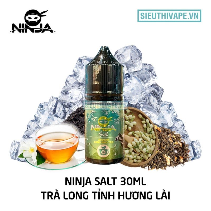  Ninja Salt Jasmine Longjing Tea 30ml - Tinh Dầu Saltnic Chính Hãng 