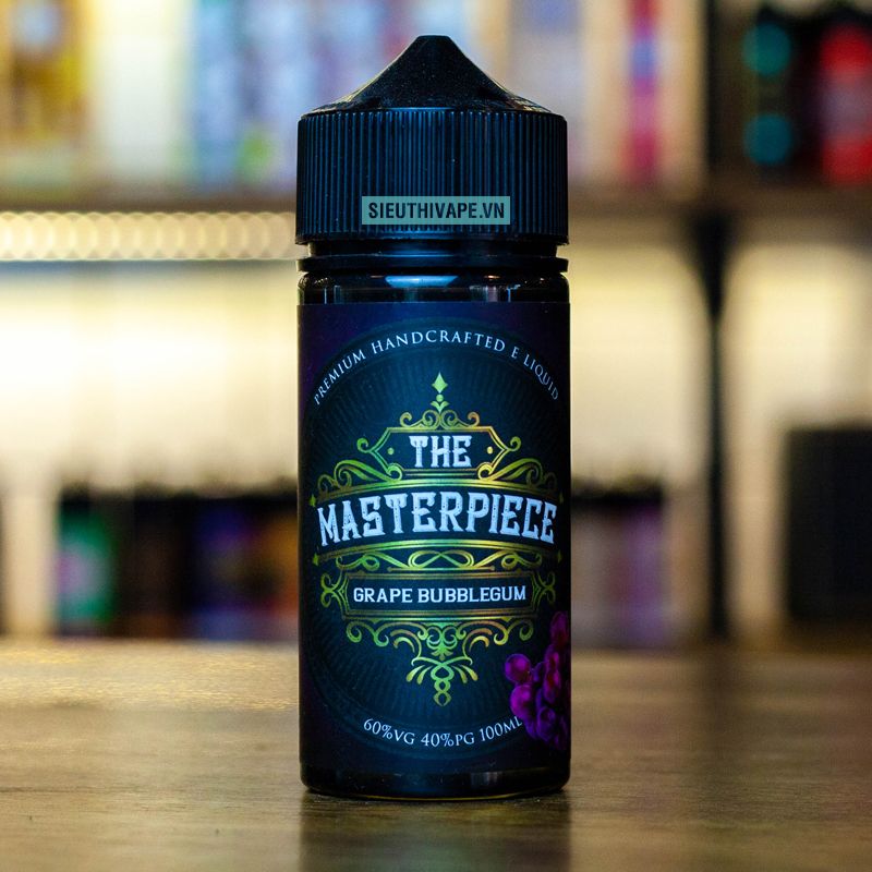  The Masterpiece Grape Bubblegum 100ml - Tinh Dầu Vape Malaysia 