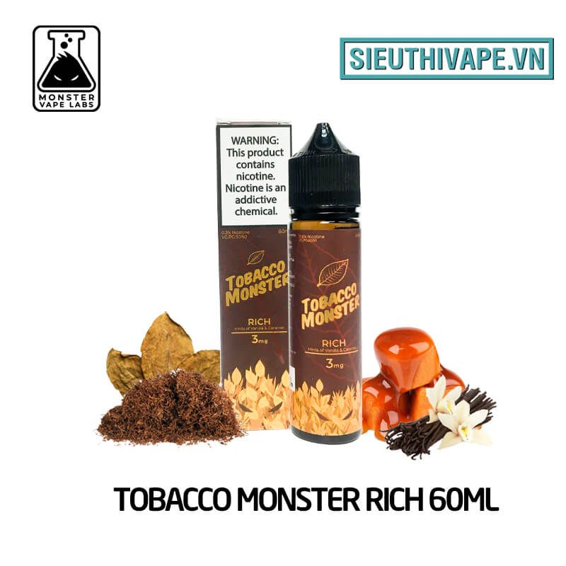  Tobacco Monster Rich 60ml - Tinh Dầu Vape Mỹ 