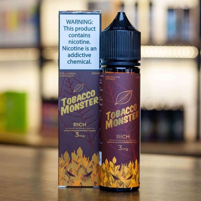  Tobacco Monster Rich 60ml - Tinh Dầu Vape Mỹ 