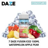  7 Daze Fusion Iced Watermelon Apple Pear 100ml - Tinh Dầu Vape Chính Hãng 