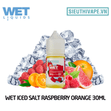  Wet Iced Salt Raspberry Orange 30ml - Tinh Dầu Salt Nic Mỹ 