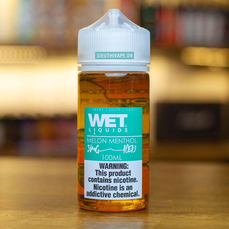  Wet Iced Melon Menthol 100ml - Tinh Dầu Vape Mỹ 